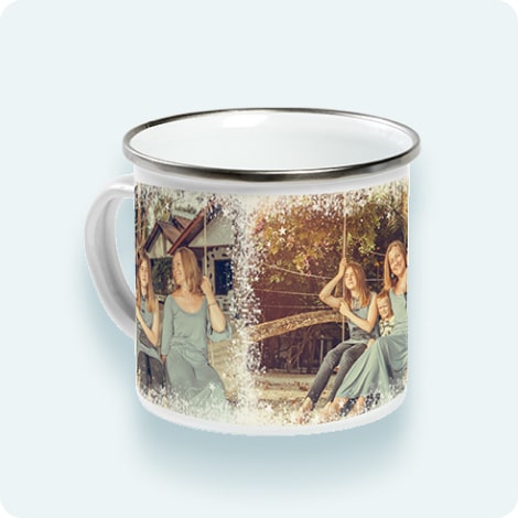 Enamel Campfire Mug